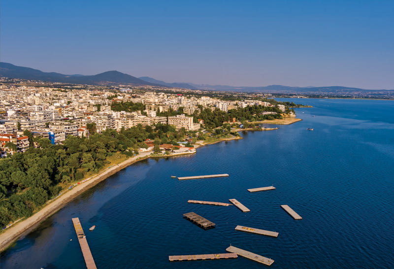 Εικ. 14. Η περιοχή όπου καταλήγει η παραλία Αρετσούς στο εστιατόριο "Χαμόδρακας".